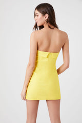 Foldover Tube Mini Dress