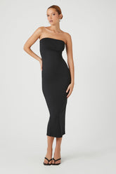 Contour Sculpt Bodycon Tube Midi Dress