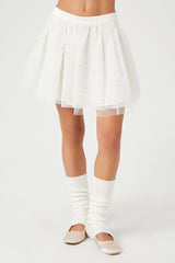 Rhinestone Mini Skirt