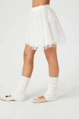 Rhinestone Mini Skirt
