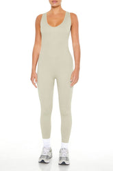 Sleeveless V-Neck Jumpsuit