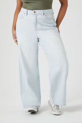 Plus Size High-Rise Straight Jeans