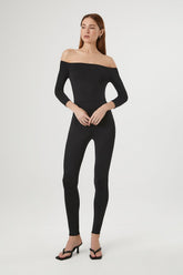 Contour Off-the-Shoulder Jumpsuit