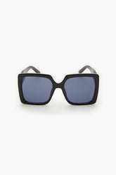 Square Frame Cutout Sunglasses