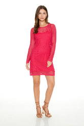 Crochet Flower Combo Dress