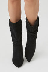 Ruched Stiletto Boots