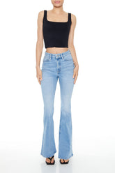 Curvy High-Rise Flare Jeans