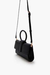 Faux Leather O-Ring Crossbody Bag