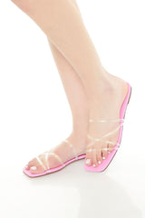 Transparent Strappy Sandals