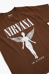Washed Nirvana Graphic Tee