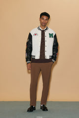 Unisex Disney Mickey & Friends Chenille Patch Varsity Jacket