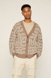 Geo Cardigan Sweater
