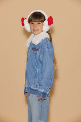 Girls Disney Mickey Mouse Denim Jacket (Kids)