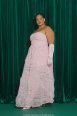 Plus Size Wicked Floral Sweetheart Gown
