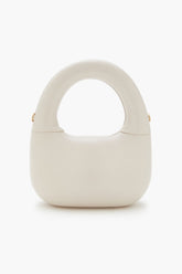 Faux Leather Round Crossbody Bag