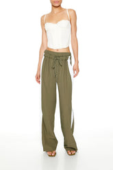 Striped Wide-Leg Pants