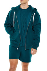 Fleece Core Athletic Zip-Up Hoodie