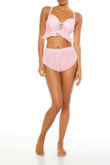 Ruffle Mid-Rise Shortie Panties