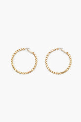 Twisted Hoop Earrings