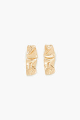 Hammered Tiered Drop Earrings