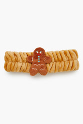 Plush Gingerbread Man Headwrap