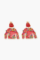 Christmas Sweater Drop Earrings