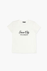 Girls Snow City Colorado Tee (Kids)