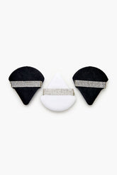 Rhinestone Triangle Makeup Puffs - 3 pack