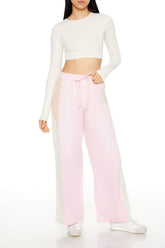 Colorblock Wide-Leg Pants