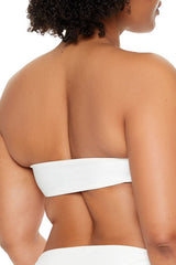 Plus Size Convertible Bandeau Bikini Top