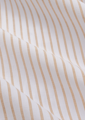 Striped Long Sleeve Shirt and Wide Leg Pants Set