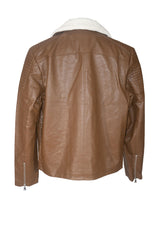 Faux Leather Biker Jacket