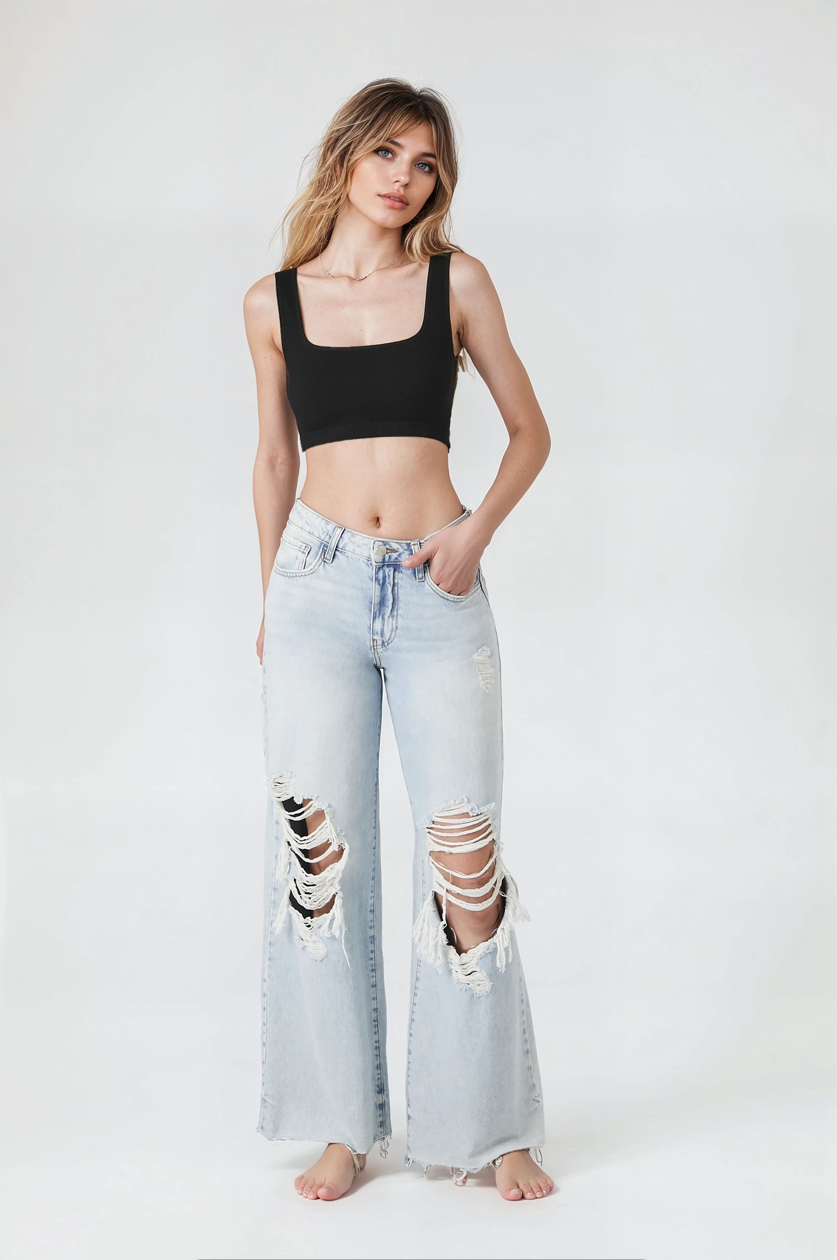 Ribbed Seamless Bralette