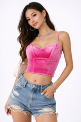 Velvet Corset Cami