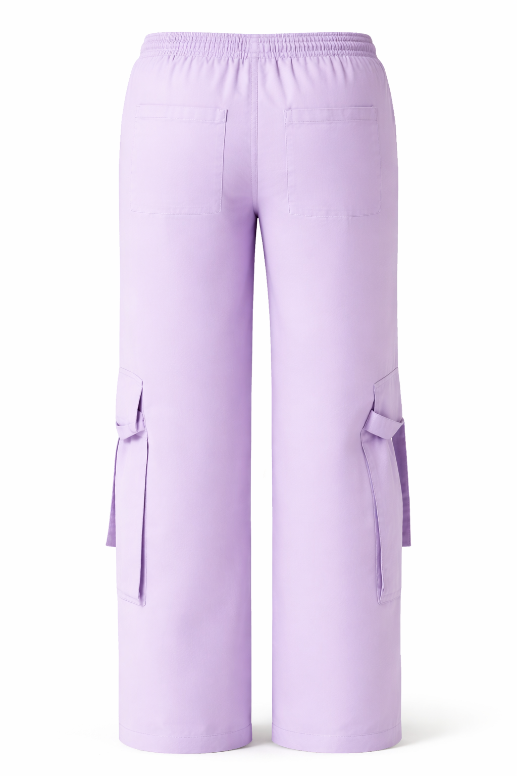 Twill High-Rise Utility Pants