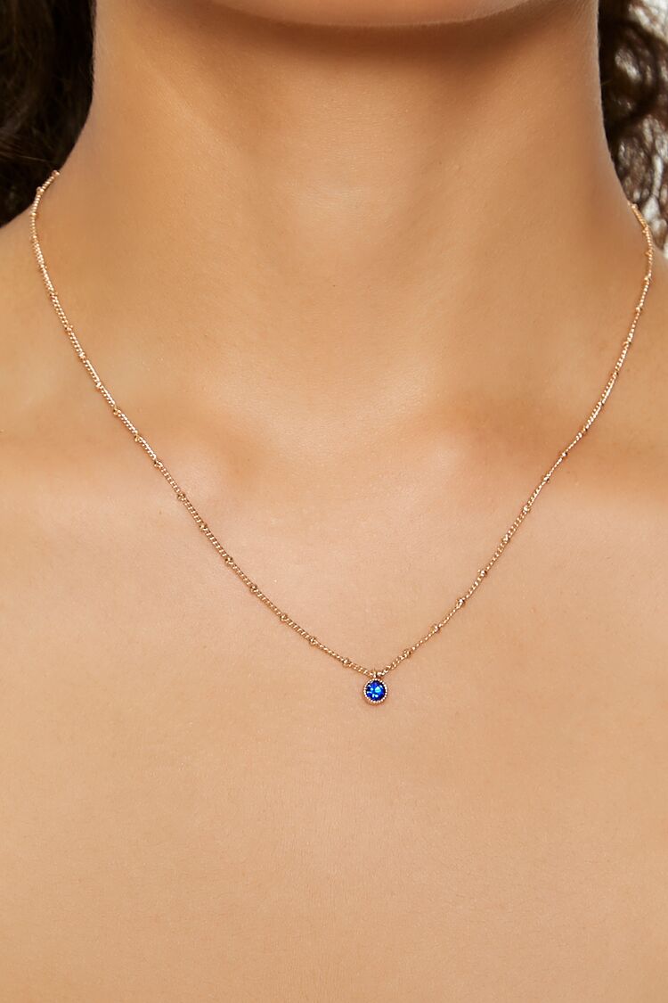 Birthstone Charm Necklace