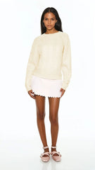 Tie-Back Bow Sweater
