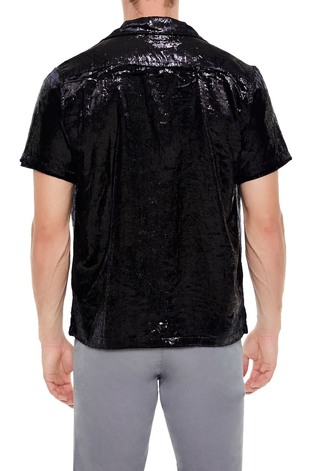 Textured Cuban Collar Shirt