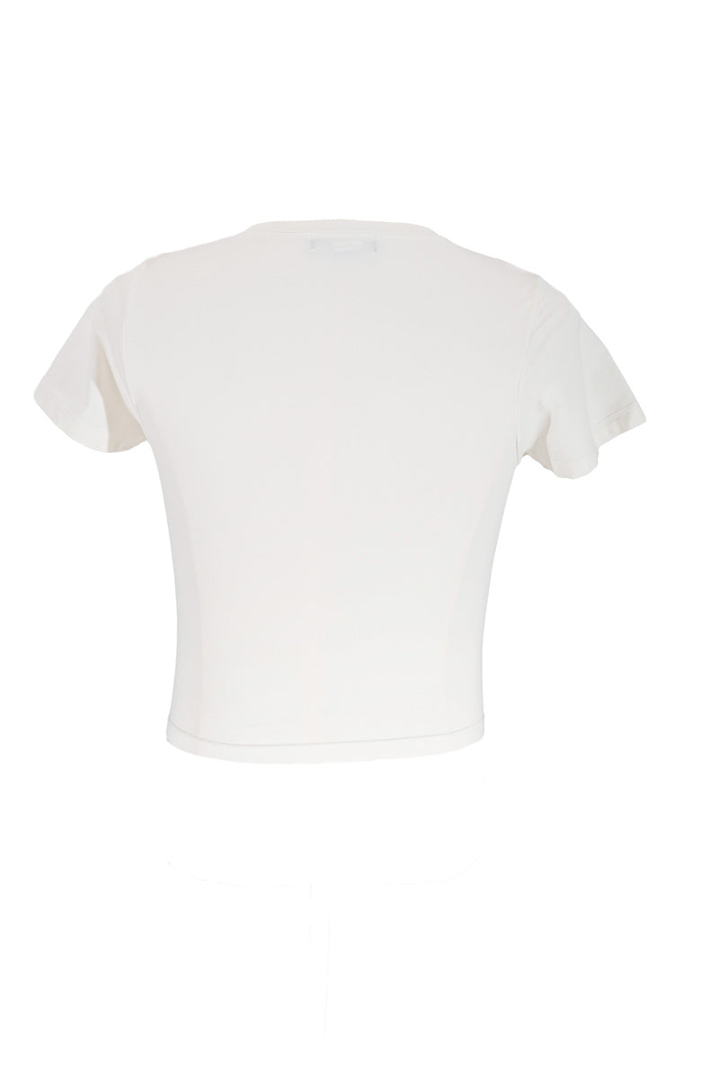 Plus Size Cropped Basic Tee