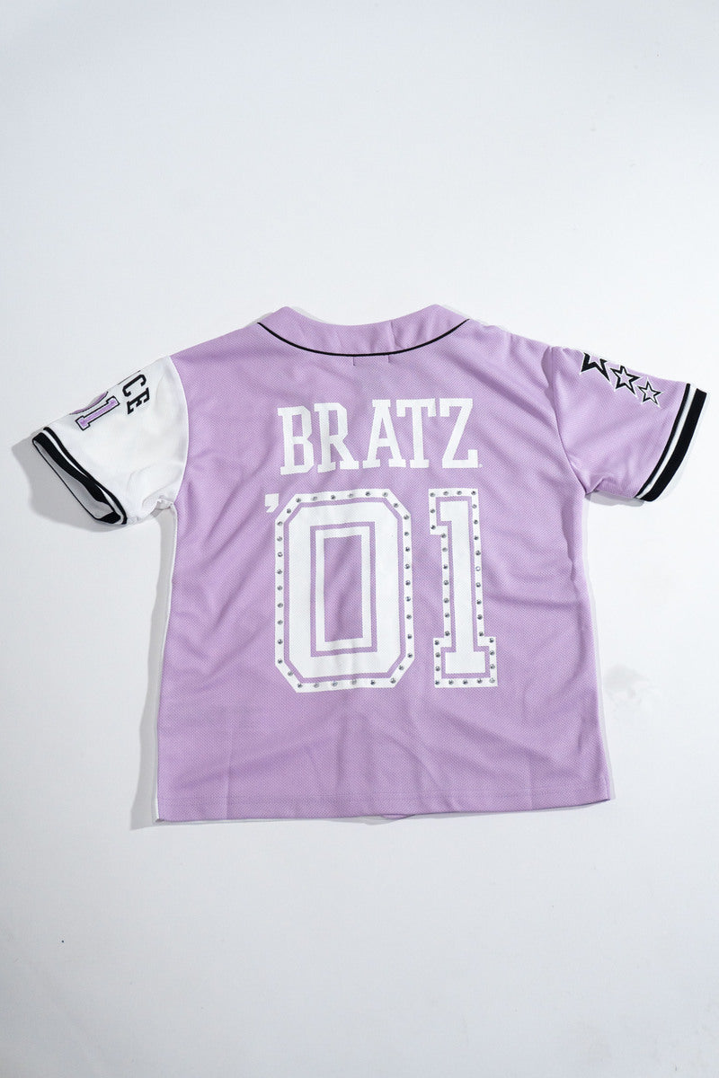 Kids Bratz Short-Sleeve Baseball Jersey