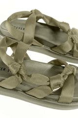 Knotted Platform Sandals