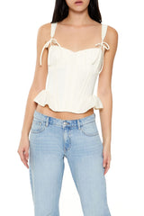Sweetheart Corset Crop Top