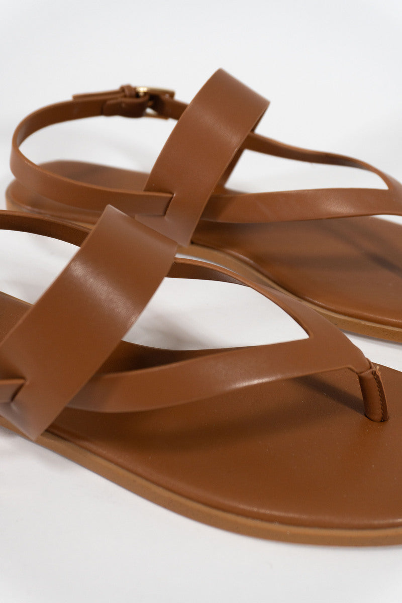 Crisscross Toe-Loop Sandals