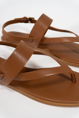 Crisscross Toe-Loop Sandals