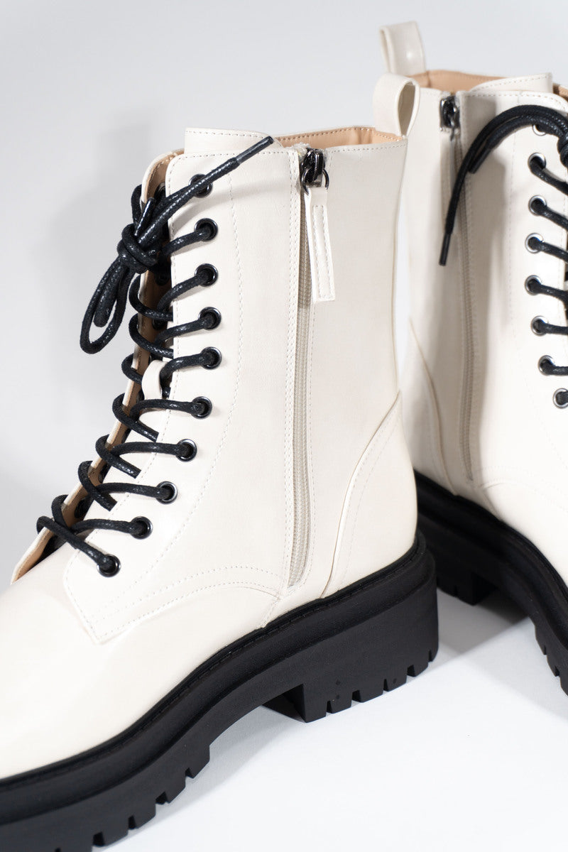 Lace-Up Ankle Boots