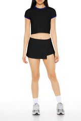 Tulip-Hem Flare Skort