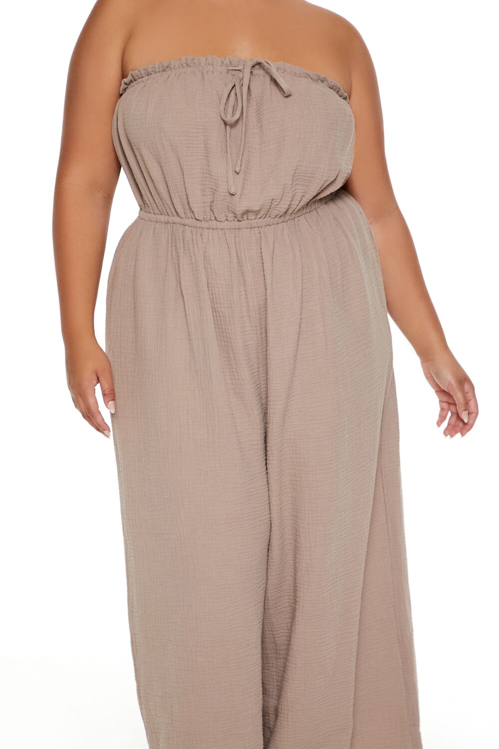 Plus Size Wide-Leg Jumpsuit