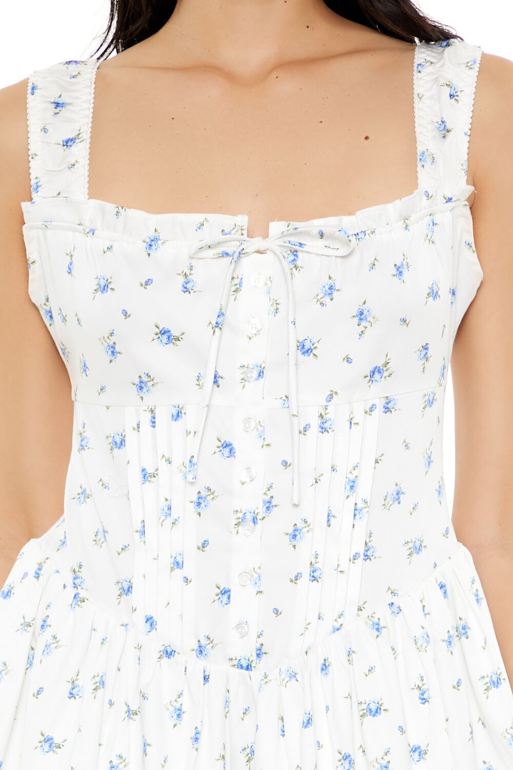 Floral Print A-Line Mini Dress
