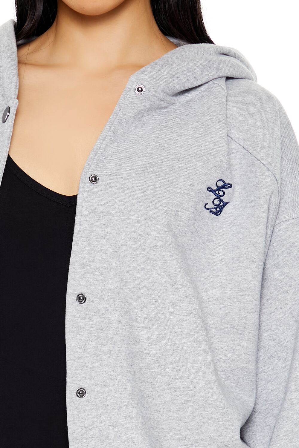 Fleece LA Embroidered Hoodie