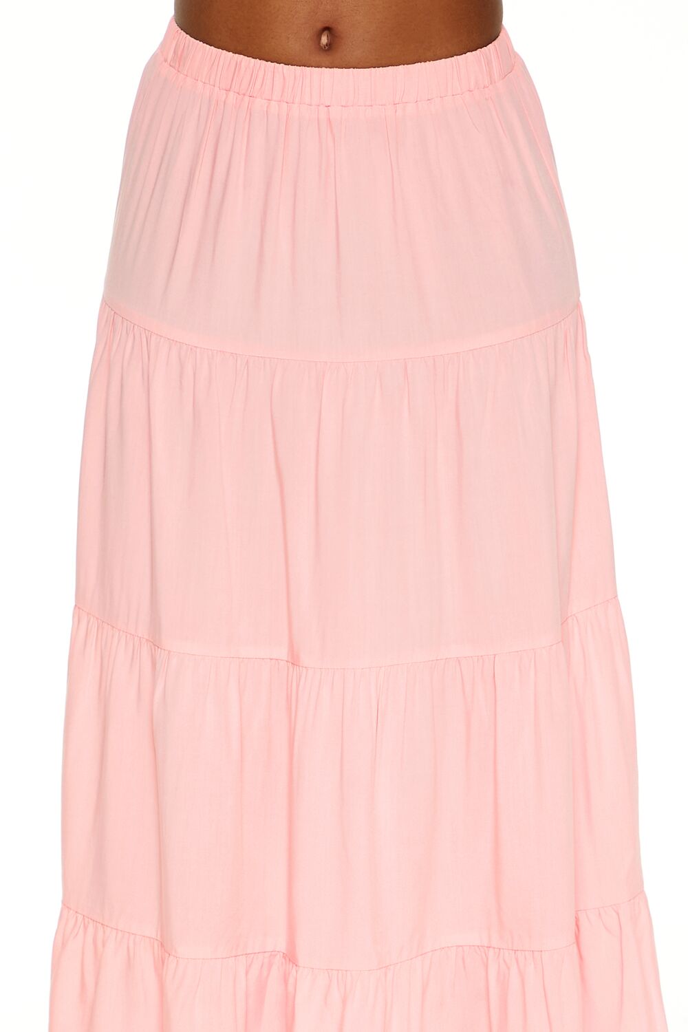 Tiered A-Line Maxi Skirt